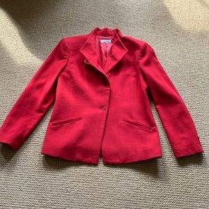 Barry Bricken. All wool,red, jacket